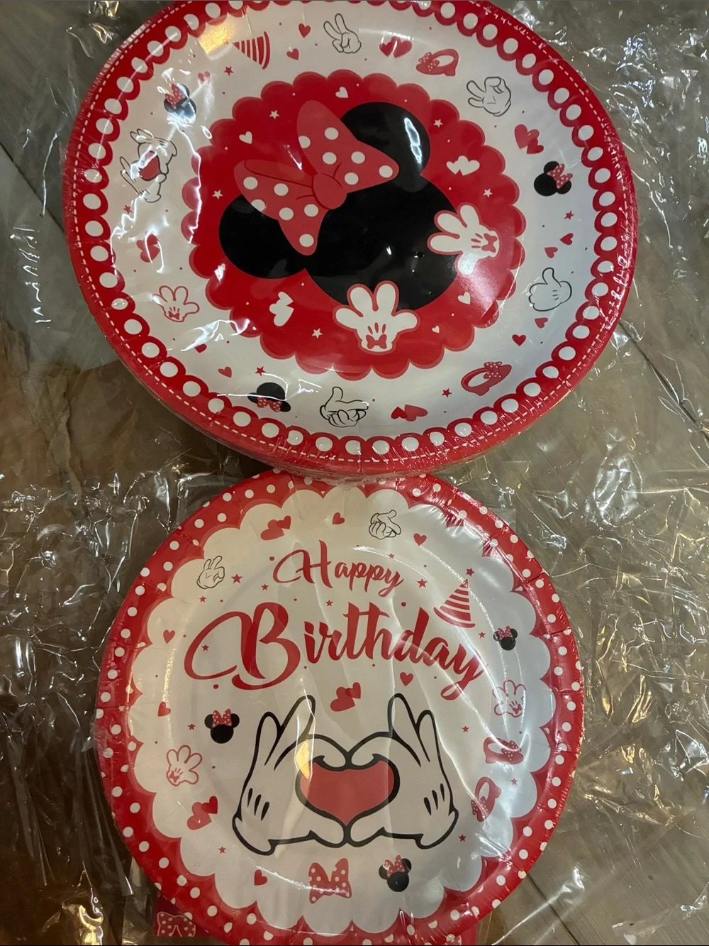 🐾 Minnie Mouse Red Party Tableware Set - Birthday Plates, Cups & Napkins